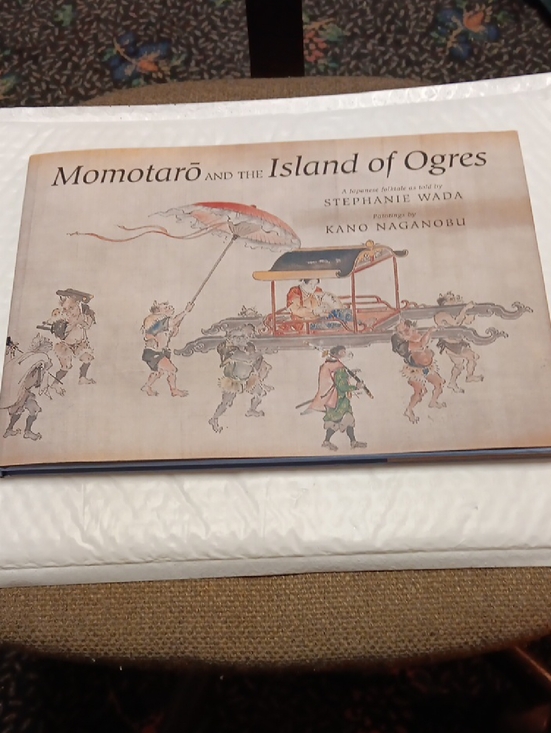 Other - Momotaro and the Island of Ogres Illustrated Hardcover Book - Beige Cover